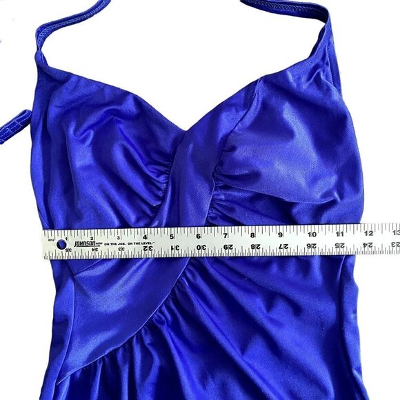 Vintage ILGWU Retro Vibes One Piece Swim Suit | Violet | Size 14 - Picture 4 of 10